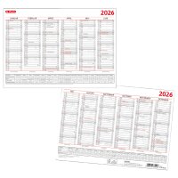 herlitz Tafelkalender 2026, DIN A4