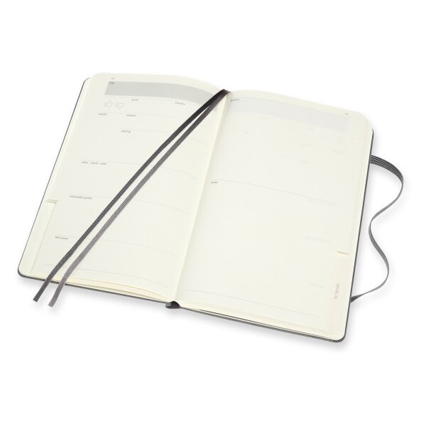 MOLESKINE Carnet Thema Film &amp; TV A5 420853551 gris fonc&eacute;, lign&eacute; 400 feuil.
