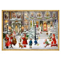 COPPENRATH Adventskalender 8.5x6cm 72030 Nostalgische Adventszeit ass.