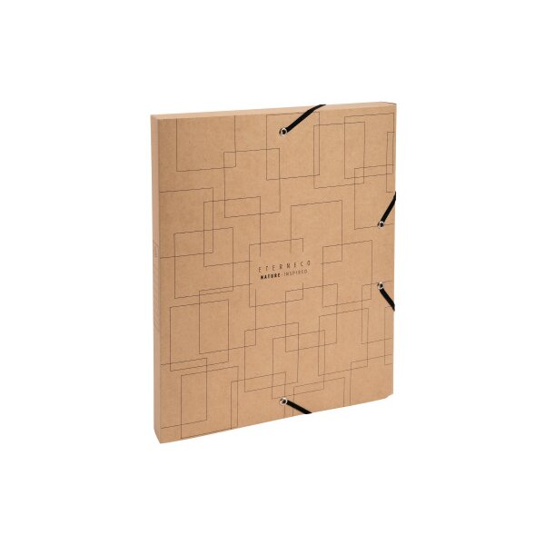 EXACOMPTA Sammelbox Eterneco A4 59247E braun ass. FSC 25x33x2.5cm