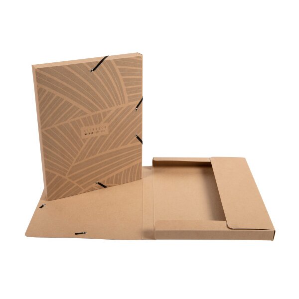 EXACOMPTA Sammelbox Eterneco A4 59247E braun ass. FSC 25x33x2.5cm