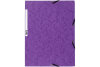 EXACOMPTA Pochette à élastique A4 55508E violet