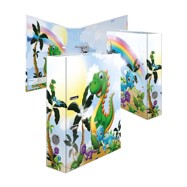 HERMA Classeur à levier à motifs pour maternelle Dinosaures,