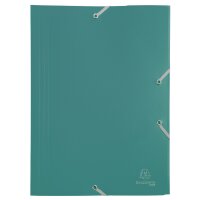 EXACOMPTA Eckspannermappe Opaque Eco, DIN A4, PP, blau
