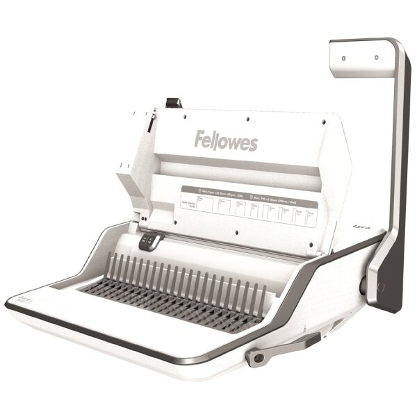 Fellowes 3-in-1-Multifunktions-Bindeger&auml;t Lyra, weiss silber