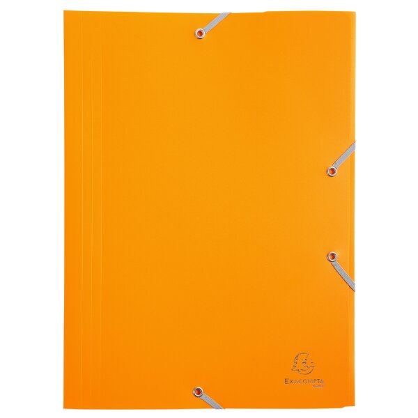 EXACOMPTA Eckspannermappe Opaque Eco, DIN A4, PP, gelb