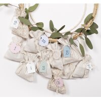 folia Adventskalender-Set BASIC, Stoffbeutel, 49-teilig