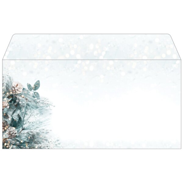 sigel Enveloppe de Noël Winter Mood, format long
