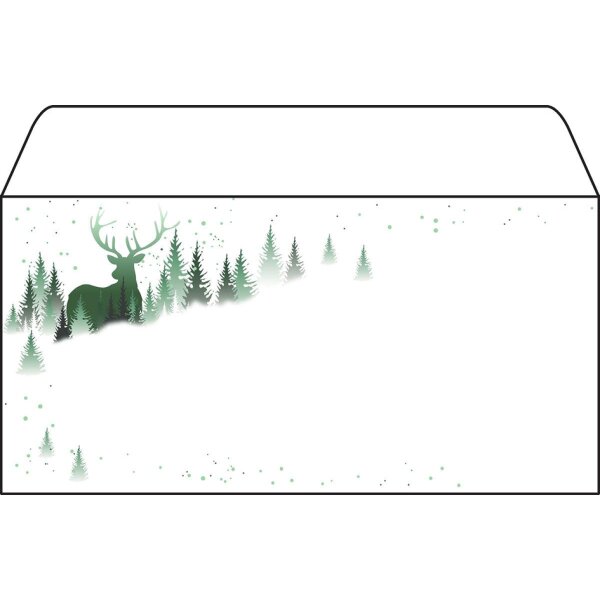 sigel Weihnachts-Umschlag "Snow Star", DIN lang