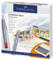 FABER-CASTELL Aquarellstifte GOLDFABER, Atelierbox