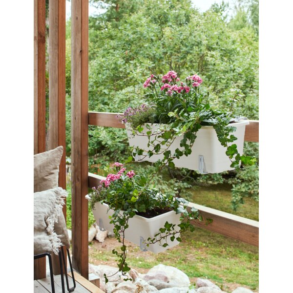orthex Jardinière BALCONY, largeur : 550 mm, blanc