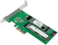LogiLink Carte Dual M.2 PCI-Express pour SATA &PCIe...