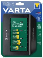 VARTA Chargeur LCD universel Charger+, non équipé