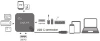 LogiLink USB-C OTG Multifunktions-Hub & Kartenleser,...