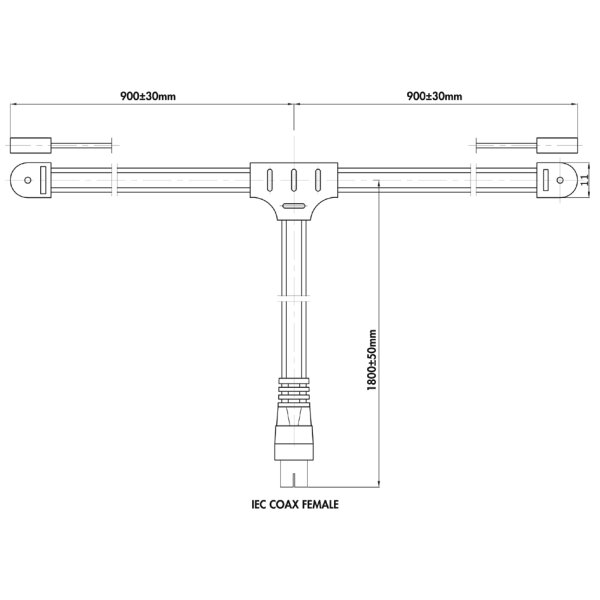 LogiLink Antenne radio FM dipolaire pour lint&eacute;rieur