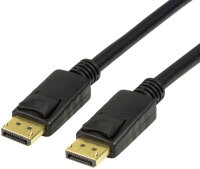 LogiLink DisplayPort 1.4 Anschlusskabel, schwarz, 3,0 m