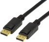 LogiLink Câble de raccordement DisplayPort 1.4, 3,0 m, noir