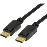 LogiLink DisplayPort 1.4 Anschlusskabel, schwarz, 2,0 m