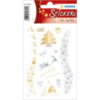 HERMA Stickers de Noël CREATIVE Etoiles et flocons