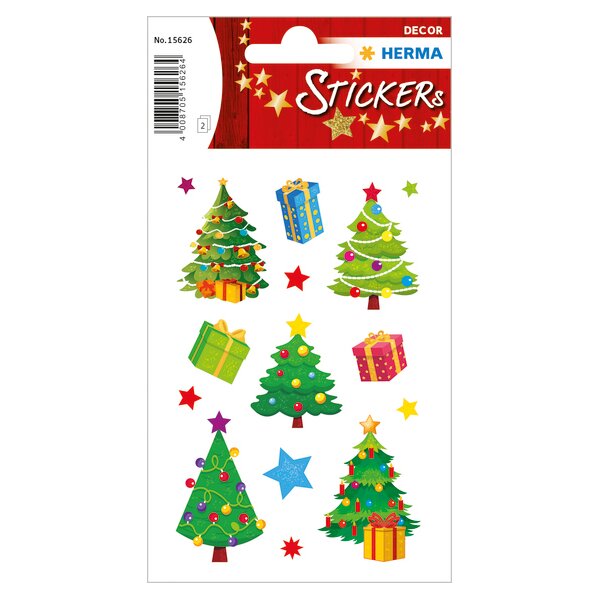 HERMA Stickers de No&euml;l DECOR Sapin de No&euml;l