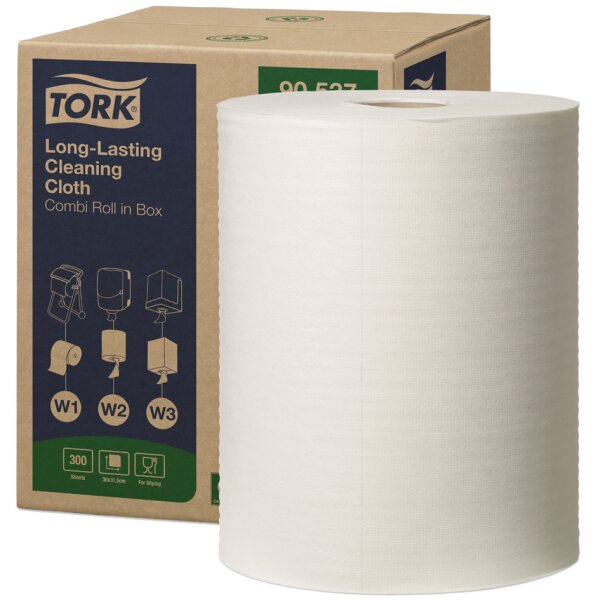 TORK Rouleau nettoyant multi-usage, 1 couche, 152 m, blanc