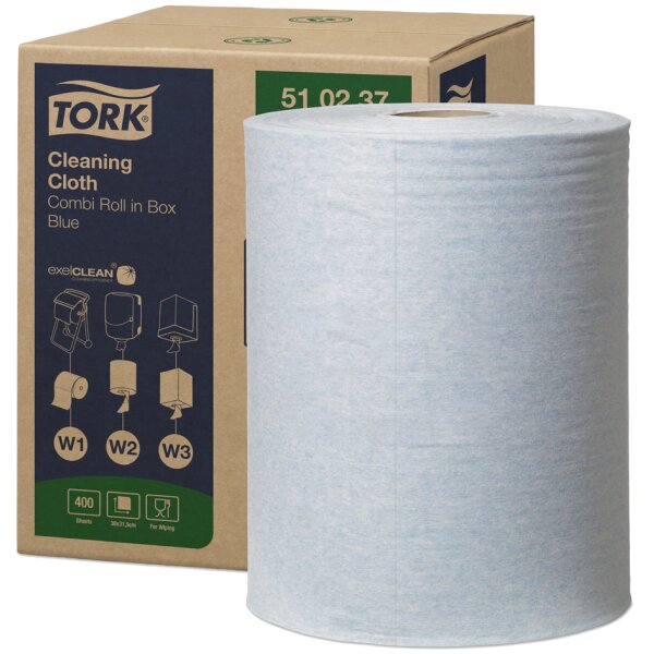 TORK Rouleau nettoyant multi-usage, 1 couche, 152 m, blanc