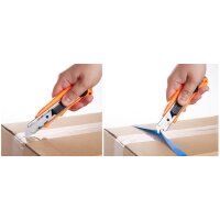 NT Cutter SL20P, Kunststoff-Gehäuse, orange