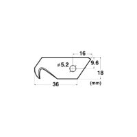 NT Cutter Ersatzklingen BSL-21P, Klingenbreite: 18 mm