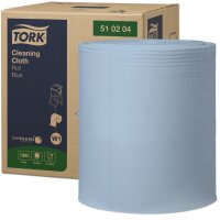 TORK Rouleau nettoyant multi-usage, 1 couche, 380 m, bleu