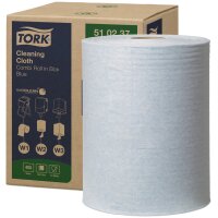 TORK Rouleau nettoyant multi-usage, 1 couche, 152 m, bleu