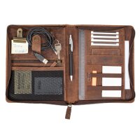 PRIDE&SOUL Organizer WICK, aus Leder, braun