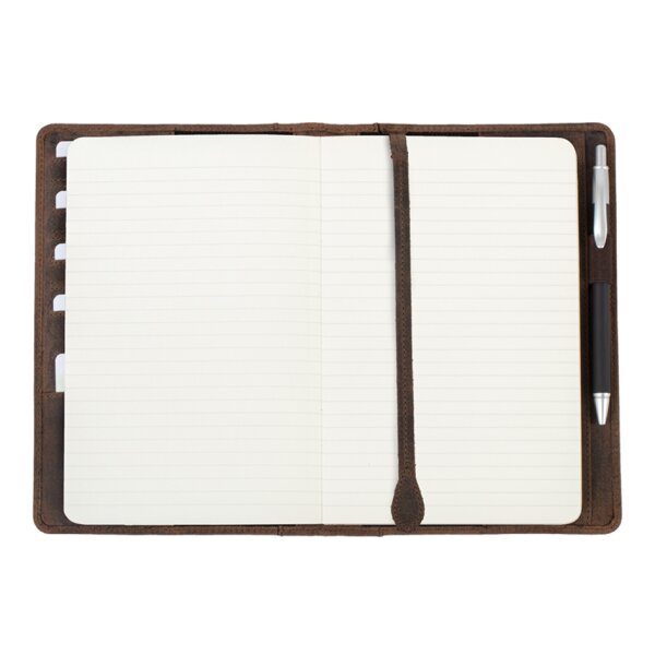 PRIDE&SOUL Ledereinband PERKINS, aus Leder, braun