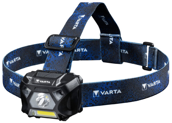 VARTA Kopflampe "Work Flex Motion Sensor H20", inkl. 3x AAA