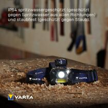 VARTA Kopflampe "Work Flex Motion Sensor H20",...