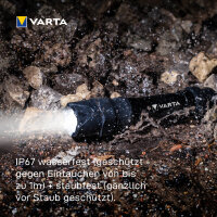 VARTA Lampe de poche Indestructible F20 Pro, avec 2x AA