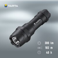 VARTA Lampe de poche Indestructible F10 Pro, avec 3 AAA