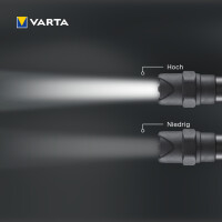VARTA Lampe de poche Indestructible F30 Pro, avec 6x AA