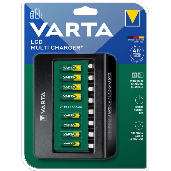 VARTA Ladeger&auml;t LCD Multi Charger+, unbest&uuml;ckt