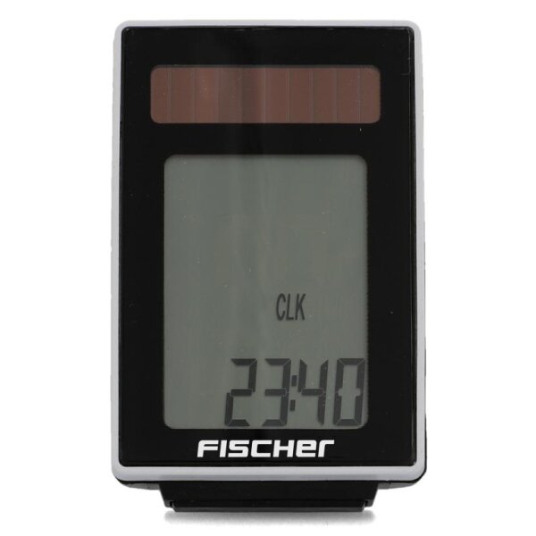 FISCHER Ordinateur de v&eacute;lo radio-pilot&eacute; solaire,22 fonctions