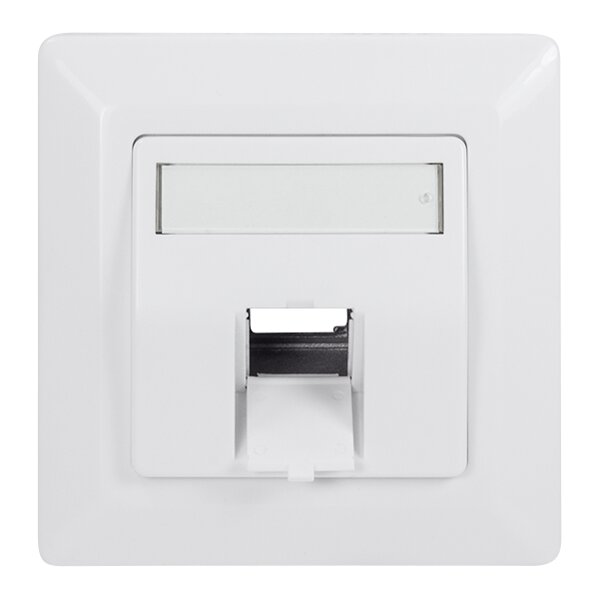 LogiLink Boîtier dencastrement pour module Keystone, blanc