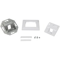 LogiLink Boîtier dencastrement pour module Keystone, blanc