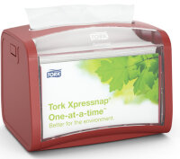 TORK Xpressnap Distributeur de serviettes sur table, rouge
