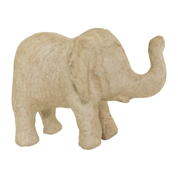 d&eacute;copatch Pappmach&eacute;-Figur "Elefant", 70 mm