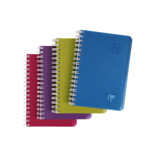 CLAIREFONTAINE LINICOLOR Cahier 9,5x14cm 329225 A-Z 50 feuilles