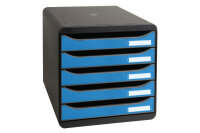EXACOMPTA Schubladenbox CleanSafe A4+ 3097100D blau