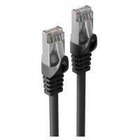 shiverpeaks Patchkabel Kat. 6A, U UTP, 0,25 m, schwarz