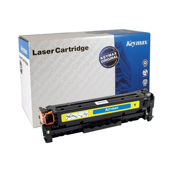 KEYMAX RMC Toner-Modul yellow CRG 718YKEY zu Canon LBP 7200 2800 S.