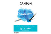 CANSON Graduate Aquarelle A5 400110373 20 Blatt, weiss, 250g