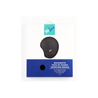 BÜROLINE Mausmatte 230mmx205mm 392653 schwarz, mit Handgelenkauflage