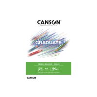 CANSON Graduate Zeichnen A4 400110365 30 Blatt, weiss, 160g